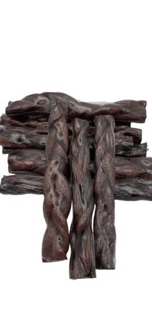 100% Collagen Sticks, Braided Sticks, and Rings for Dogs - Rawhide Alternative - Super Chewy!