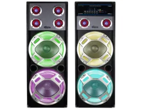 12" LED Tower Speaker Set