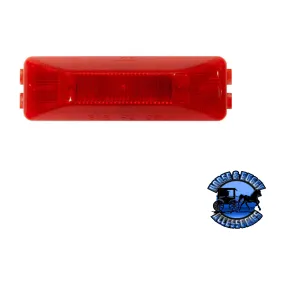161R 4″X1.25″ Red LED Marker/ Clearance, P2, Rectangular