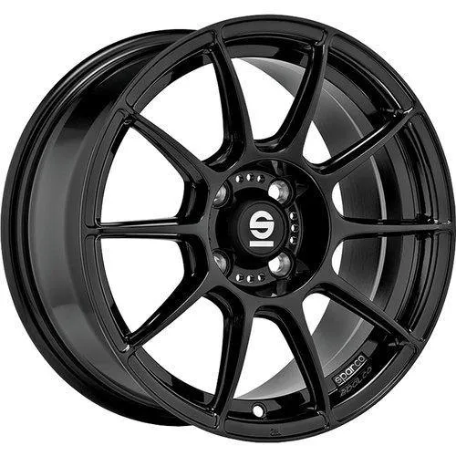 17" Sparco FF 1 Set Of 4 Alloy Wheels 17x7 Et33 Pcd 4x100 For Abarth 500 / 595 / 695