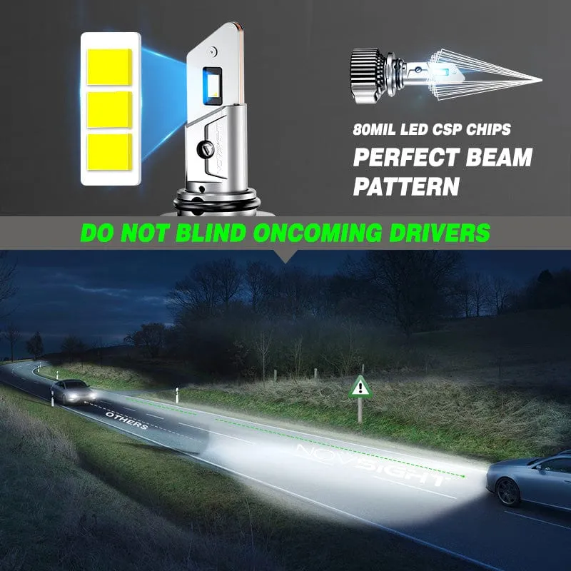 2016-2019 Chevrolet Cruze LED Bulbs H11 9005 Hi/Lo Beam Replacement Kits,Pack of 4