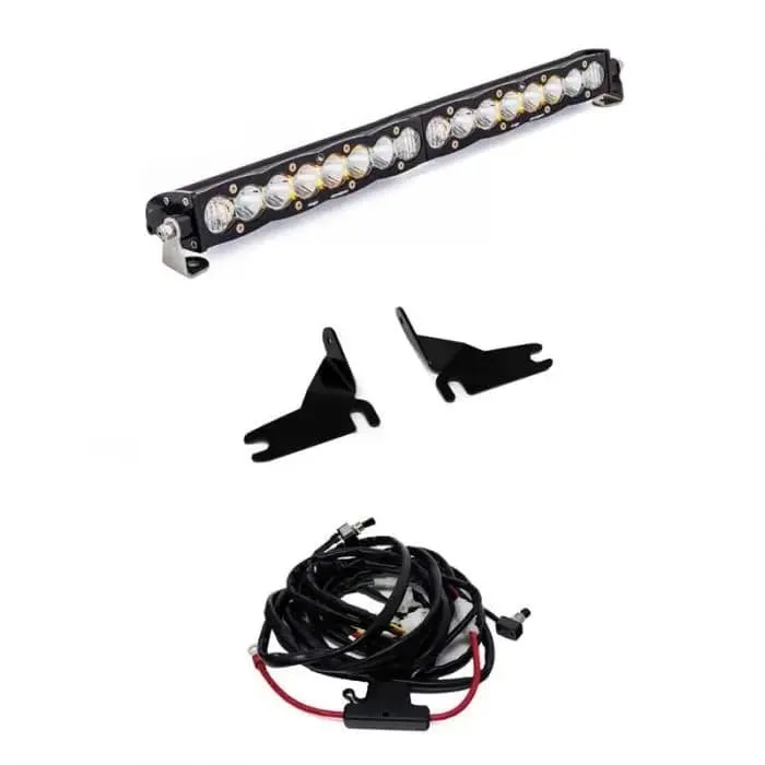 2019 Chevy Silverado S8 Grille Mount with 20" S8 LED Light Bar