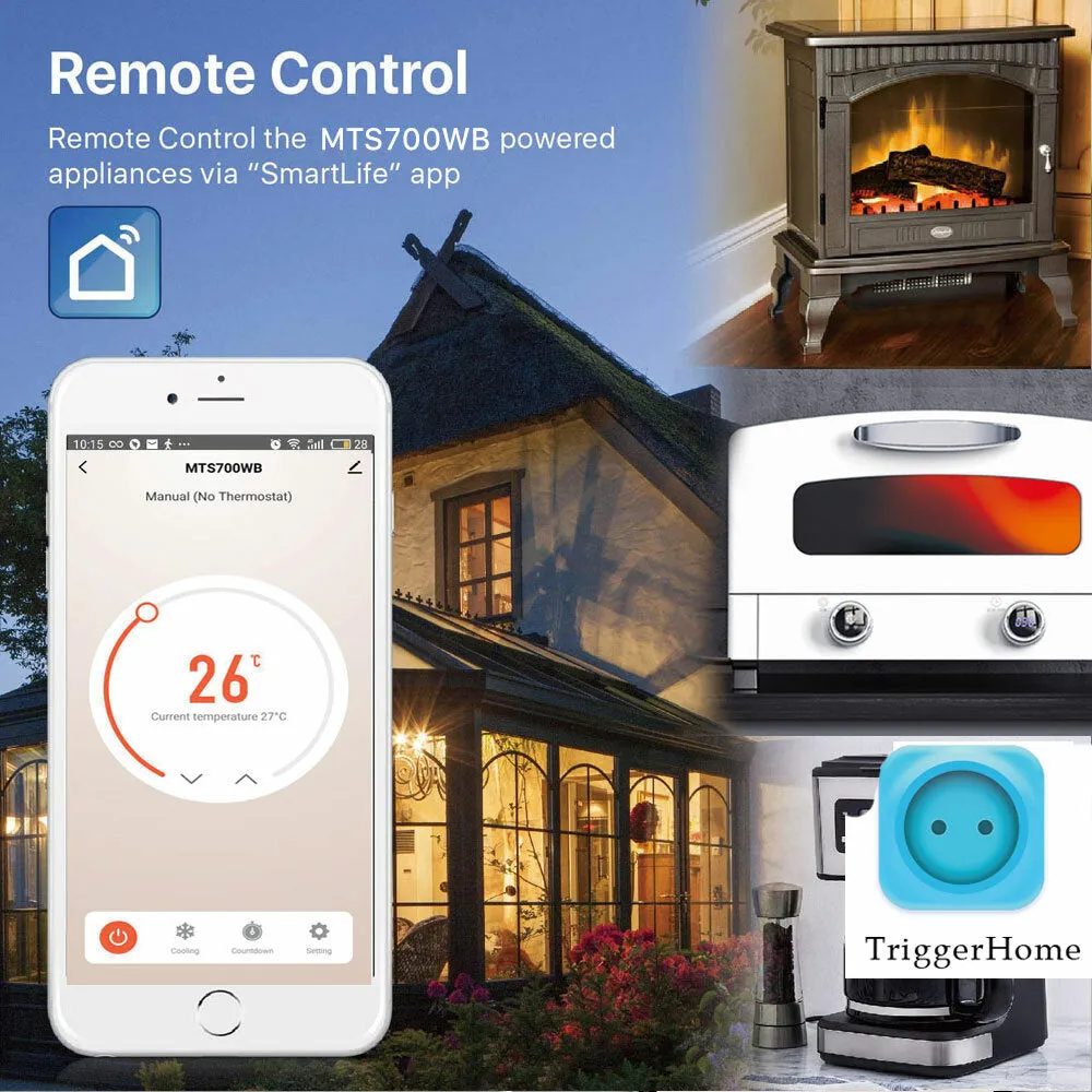 220V Tuya Smart Wifi Thermostat Warm Floor Thermostat Temperature Controller Works with Alexa Google Home