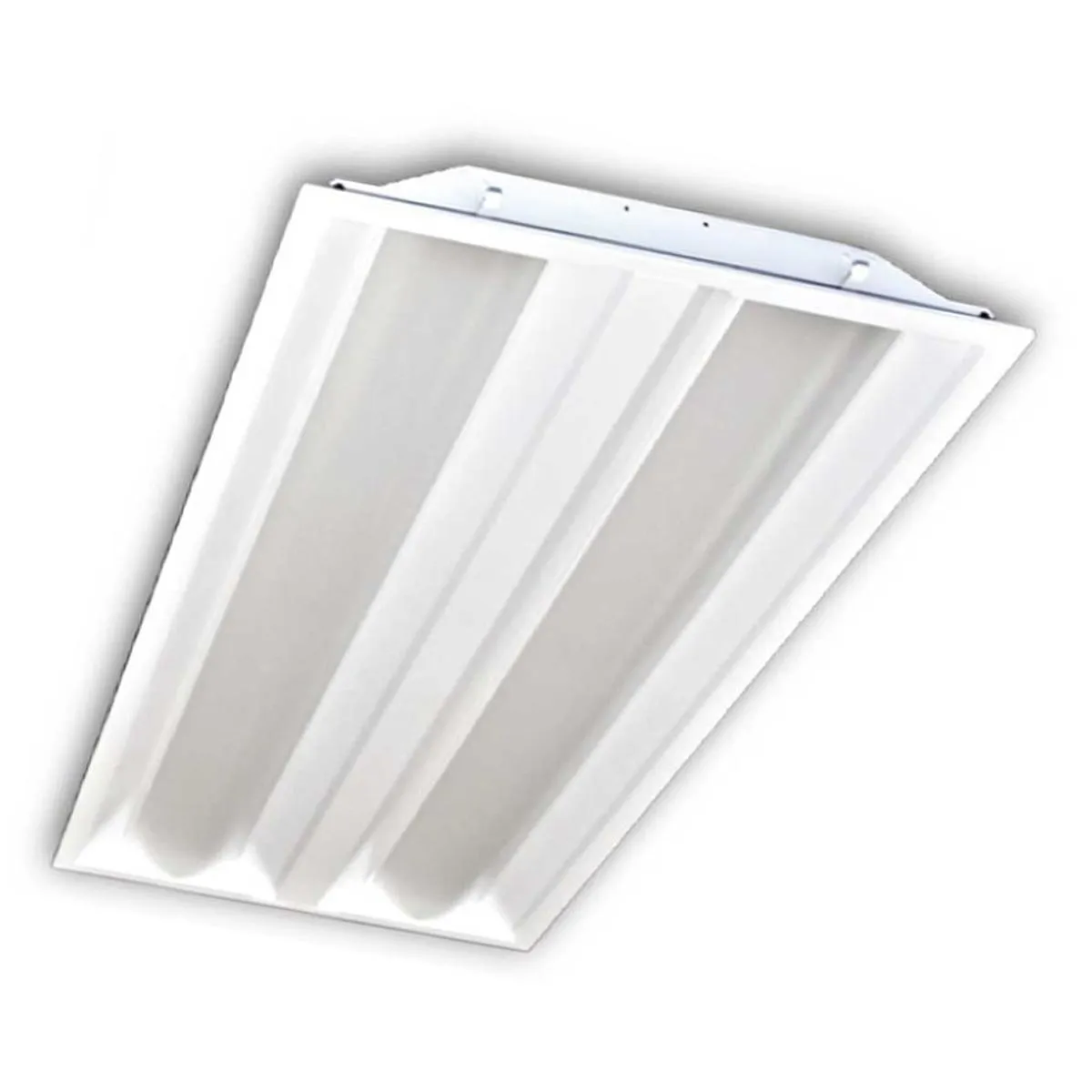2x4 LED Troffer Retrofit, 3000 Lumens, 4000K, Center Basket