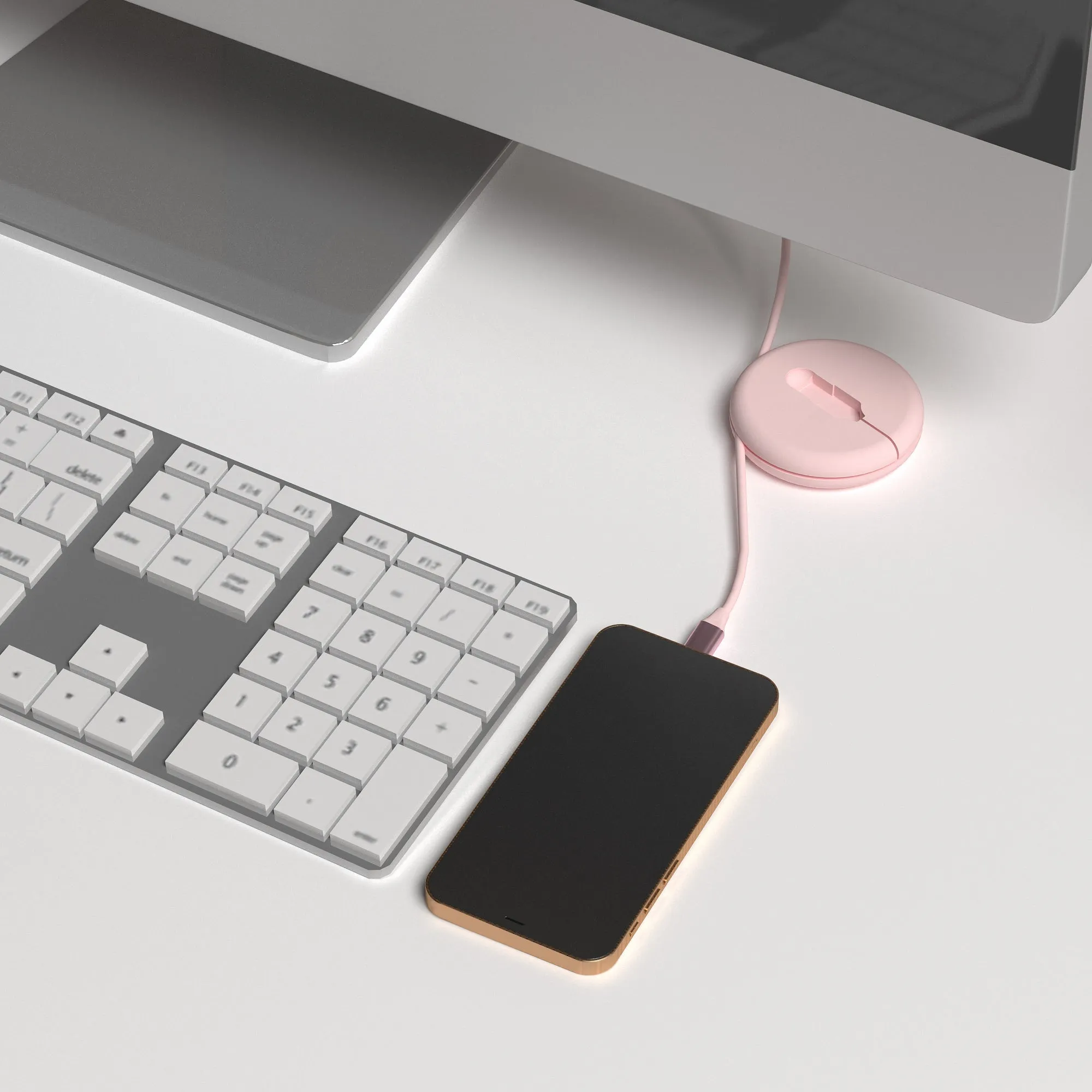 6ft Lightning® to USB-A Cable with Smart Management - Blush
