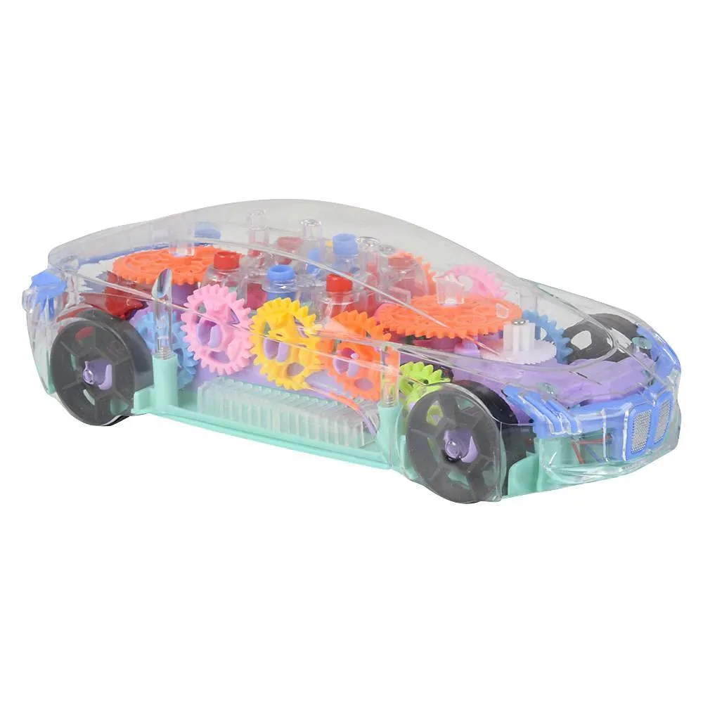 8" Light-UP Transparent CAR