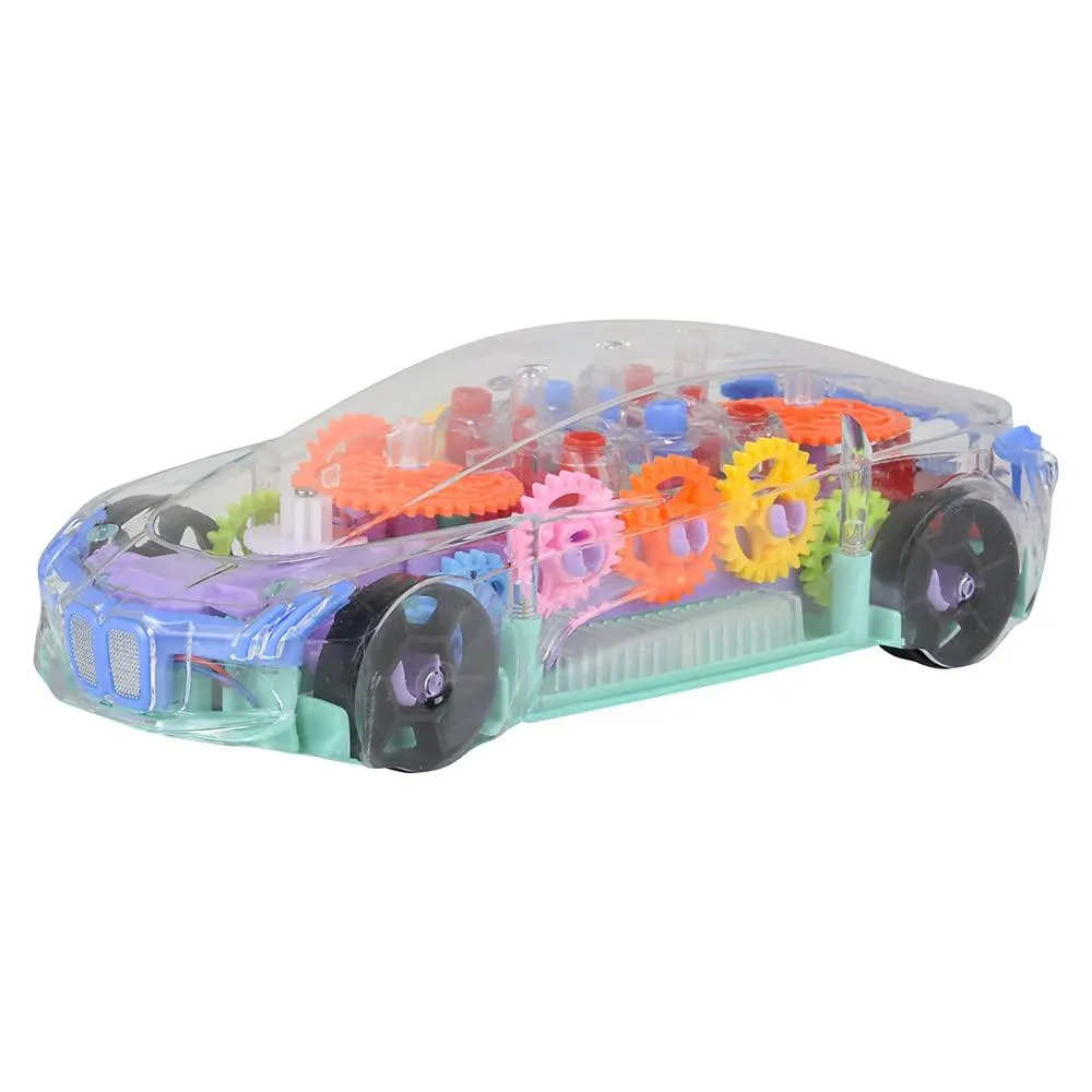 8" Light-UP Transparent CAR