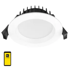 90mm Smart Wifi Prism LED Downlight 10w White CCT 22162/05 Brilliant Lighting