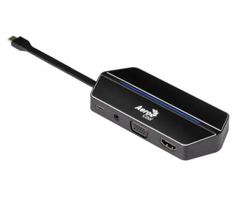 AeroCool ASA-ATHB23A Type C Hub and Dock with Card Reader