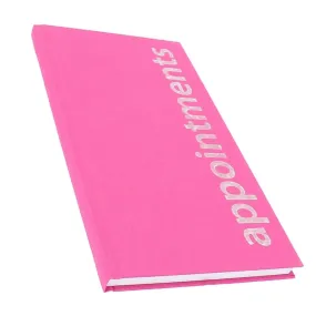 Agenda Pink Appointment Book 3 Assistant