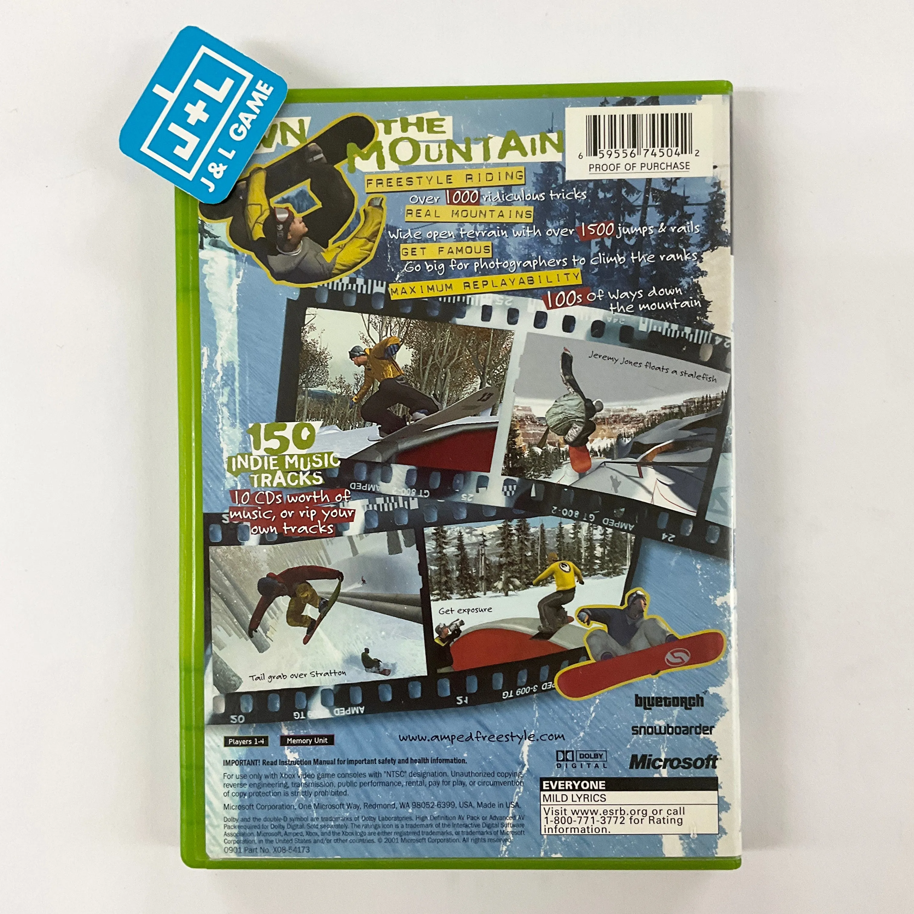 Amped: Freestyle Snowboarding - Xbox [Pre-Owned]
