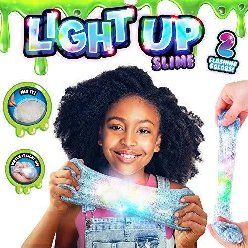 Anker Art 3-Pack Deluxe Slime Kits Collection: Color Change, Chalkboard, Light-Up
