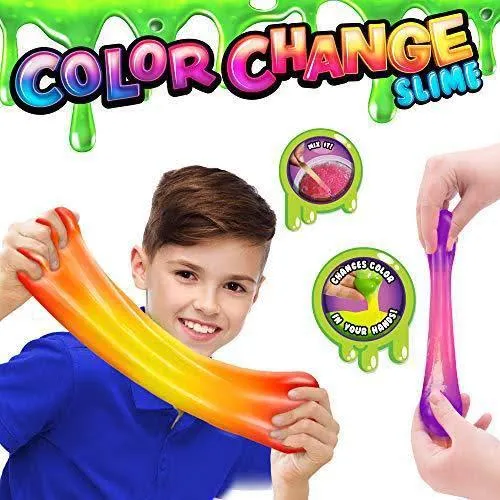 Anker Art 3-Pack Deluxe Slime Kits Collection: Color Change, Chalkboard, Light-Up