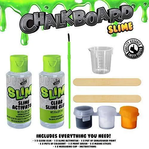 Anker Art 3-Pack Deluxe Slime Kits Collection: Color Change, Chalkboard, Light-Up
