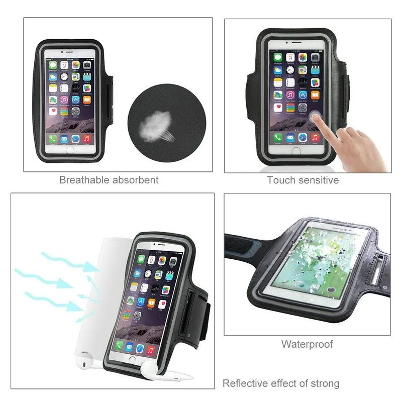 Armband Professional Cover Neoprene Waterproof Light Reflecting Wraparound Sport with Buckle for Google Pixel 4a 5G UW (2020)