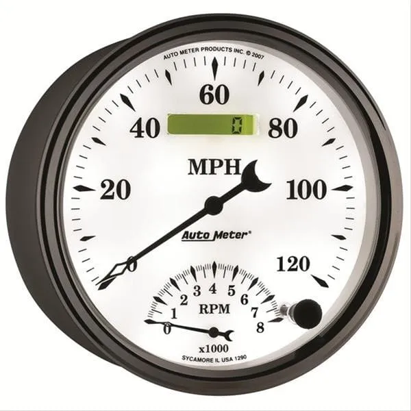 AutoMeter Old Tyme White II Analog Gauge Kits 1290