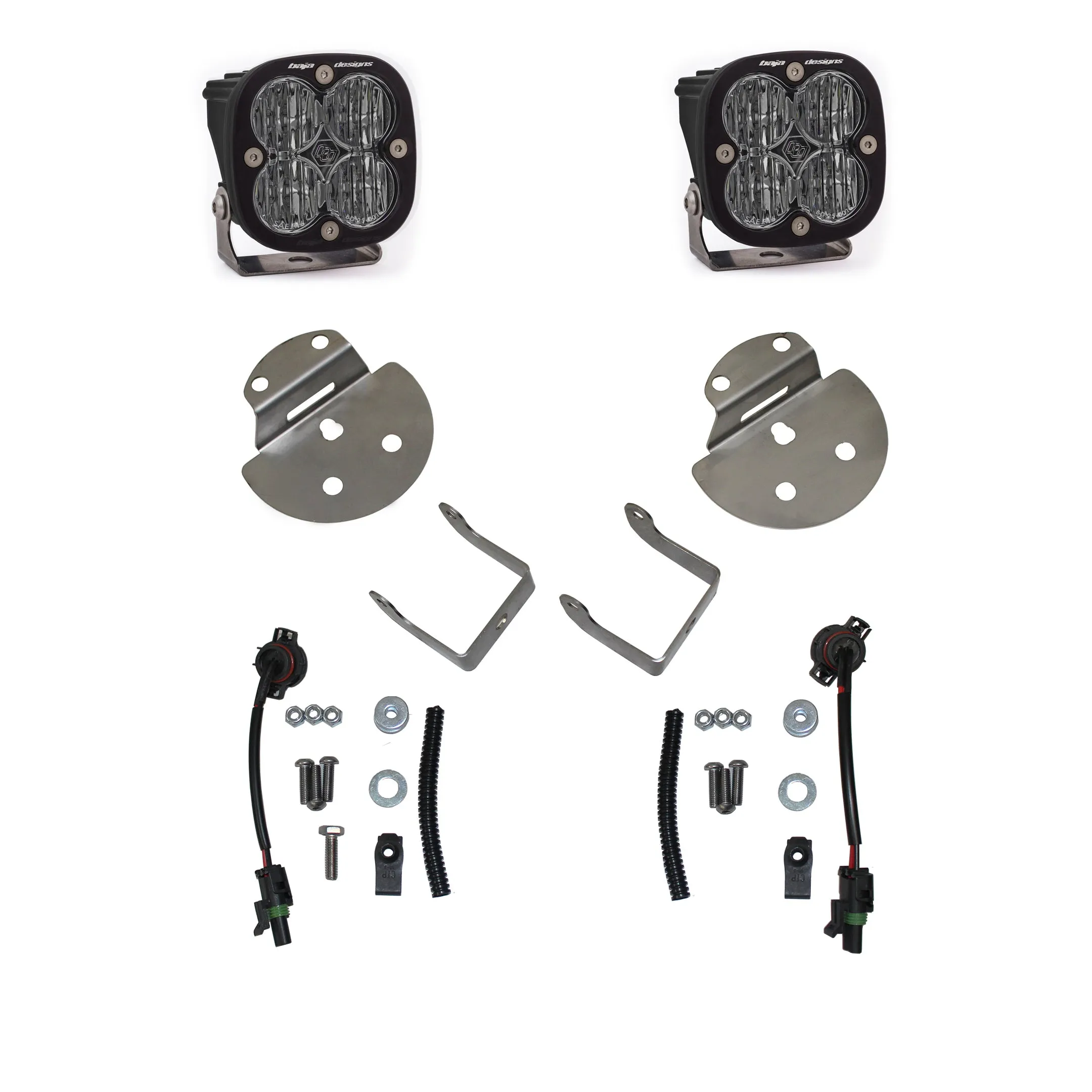 Baja Designs GM, Chevy/GMC HD, Canyon/Colorado (15-19) SAE Fog Pocket Kits