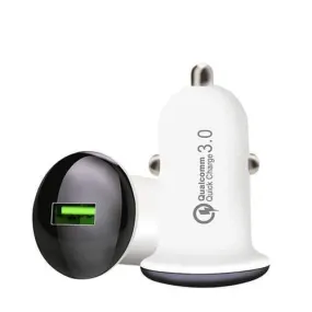 Bakeey LED Indicator QC3.0 Fast Car Charger For iPhone X 8Plus Oneplus 5t Redmi 5Plus Mate 10Pro S9 