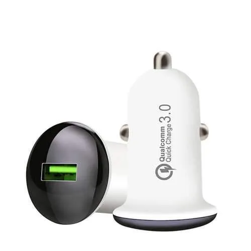 Bakeey LED Indicator QC3.0 Fast Car Charger For iPhone X 8Plus Oneplus 5t Redmi 5Plus Mate 10Pro S9 