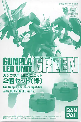 Bandai Green LED 2 Packs Set for MG 1/100 Model Kits