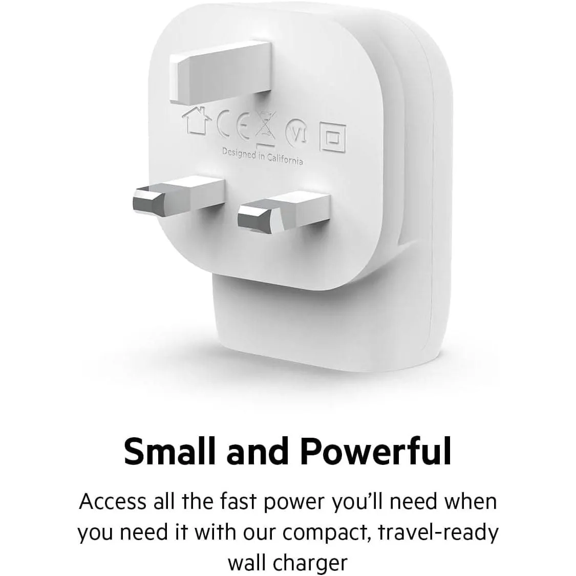 Belkin 30W USB C wall charger with PPS, Power Delivery, USB-IF certified PD 3.0, fast charger plug for iPhone 15, Plus, Pro, Pro Max, Samsung Galaxy S23, iPad, AirPods, MacBook, Google Pixel and More