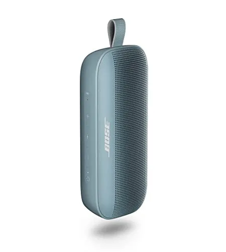 Bose SoundLink Flex Bluetooth Speaker, Portable Speaker with Microphone, Wireless Waterproof Speaker for Travel, Outdoor and Pool Use, Black