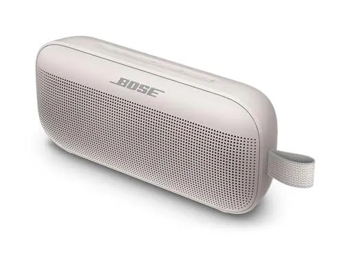 Bose SoundLink Flex Bluetooth Speaker, Portable Speaker with Microphone, Wireless Waterproof Speaker for Travel, Outdoor and Pool Use, Black