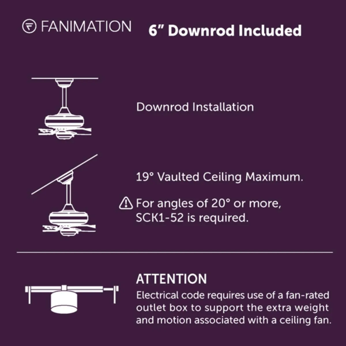 Brawn 64 Inch Matte White Outdoor Smart Ceiling Fan with LED CCT Select Light Kit and Remote