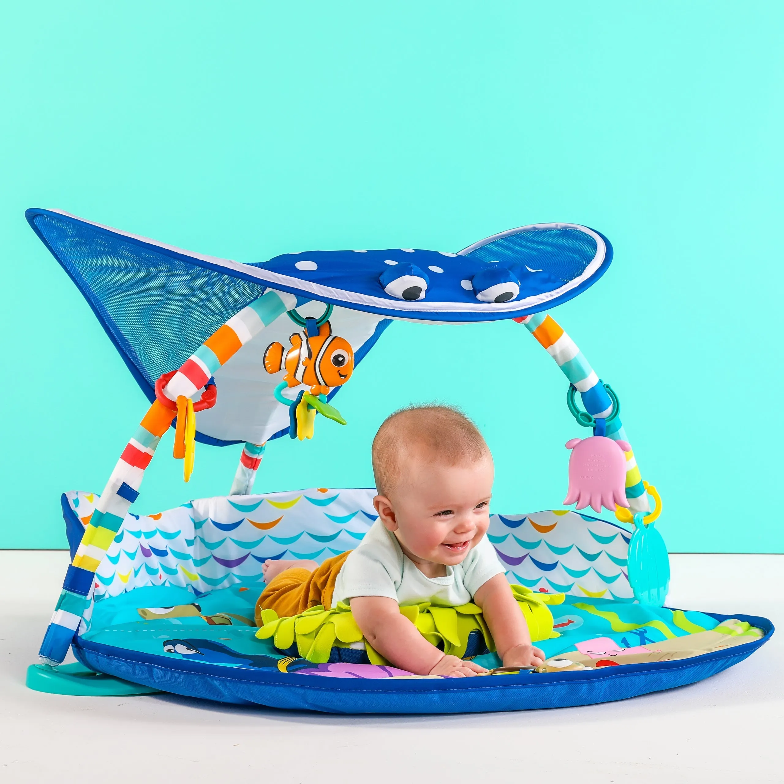 BRIGHT STARTS DISNEY BABY FINDING NEMO MR. RAY OCEAN LIGHTS & MUSIC GYM