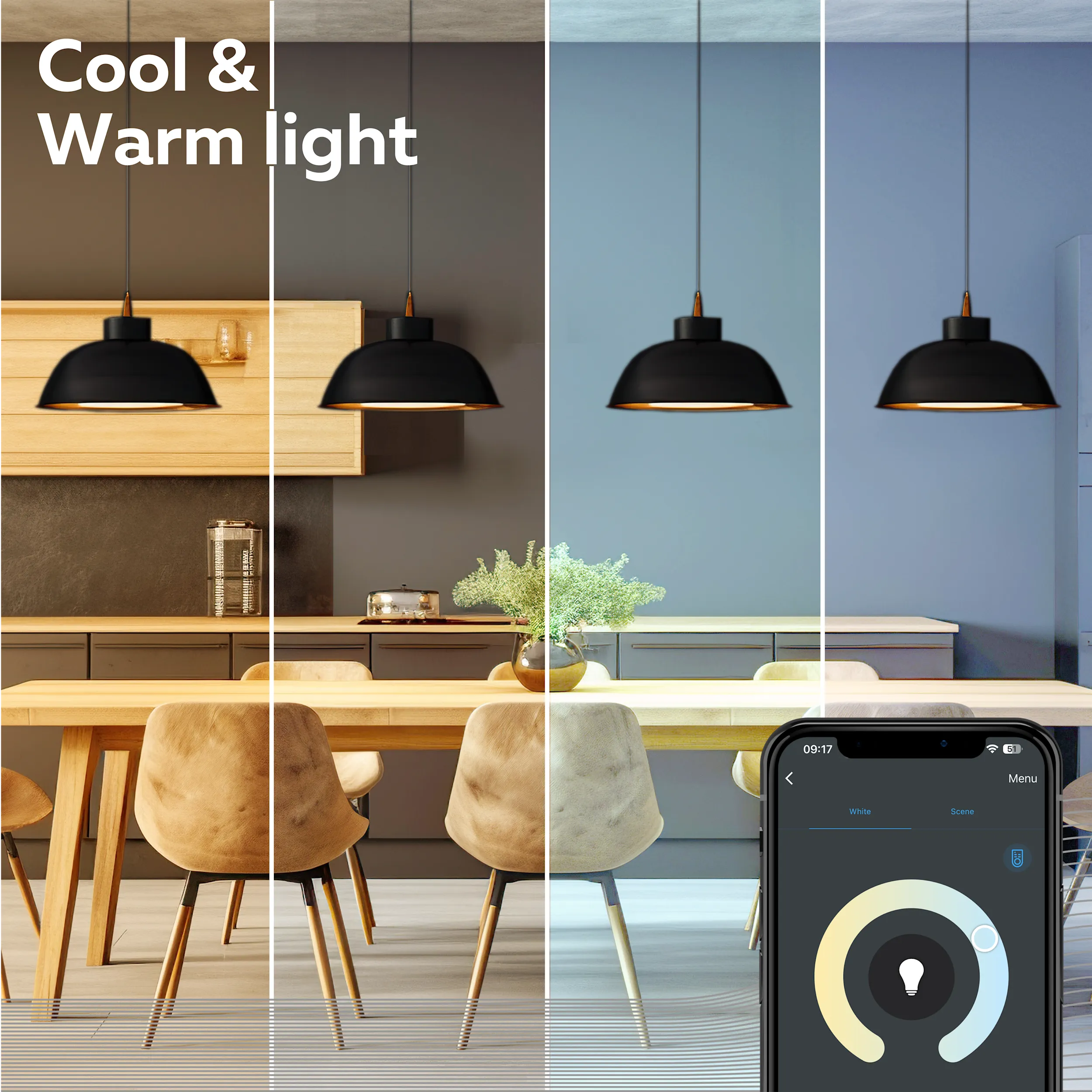 Calex Smart LED Bulb - 2 pieces - E14 - P45 - Gold - Warm White - 7W