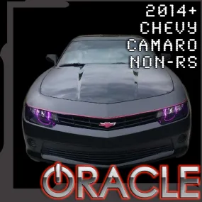 Camaro Halo Headlight Kit Round : Single Color for 2014-2015
