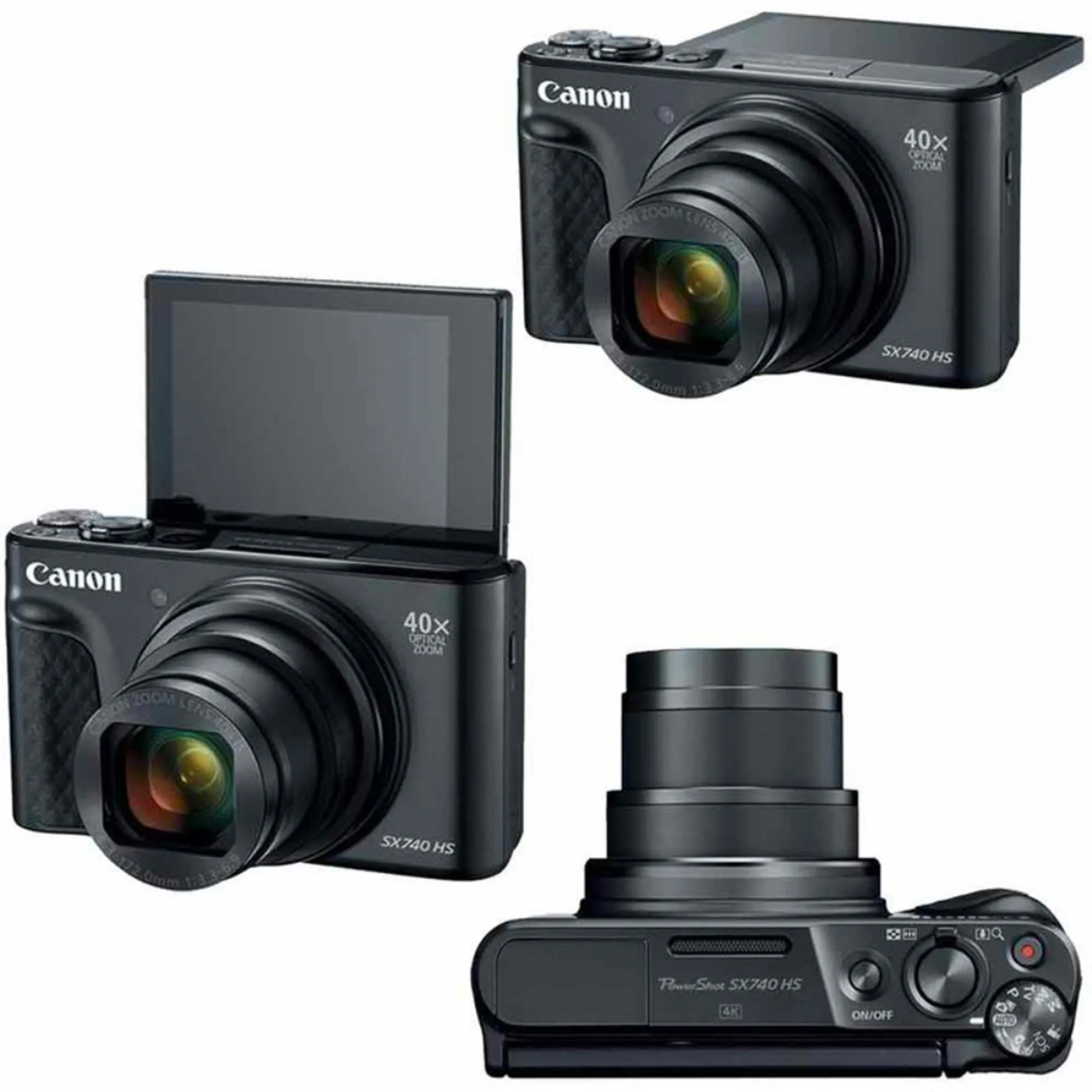 Canon PowerShot SX740 20.3MP 20.3MP HS Digital Camera with 32G Card   Top Accessory Kit