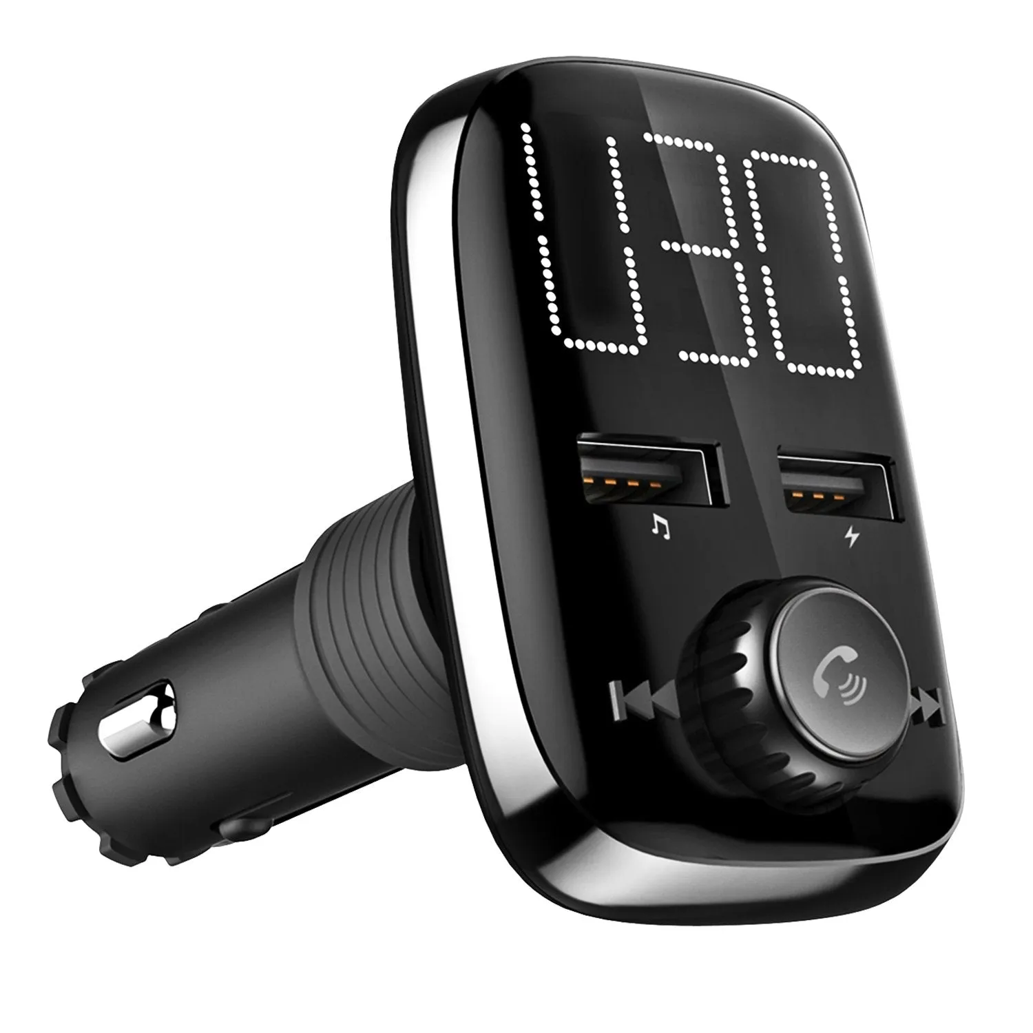 Car Wireless FM Transmitter Dual USB Charger