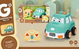 Cartoon Voice Light Remote Control Car Toy
