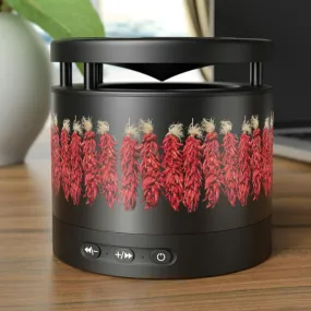 Chile Chili Ristras Metal Bluetooth Speaker and Wireless Charging Pad