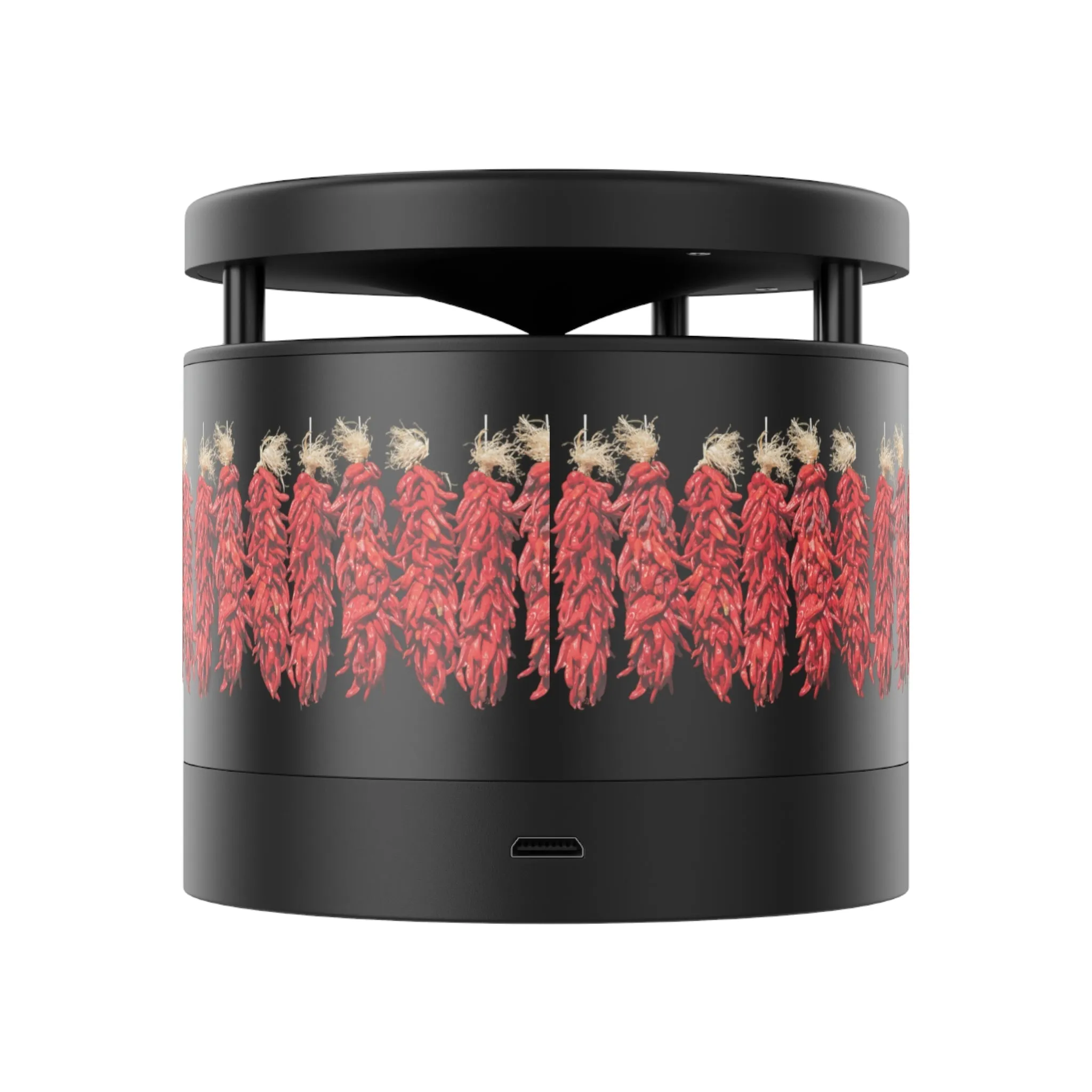 Chile Chili Ristras Metal Bluetooth Speaker and Wireless Charging Pad