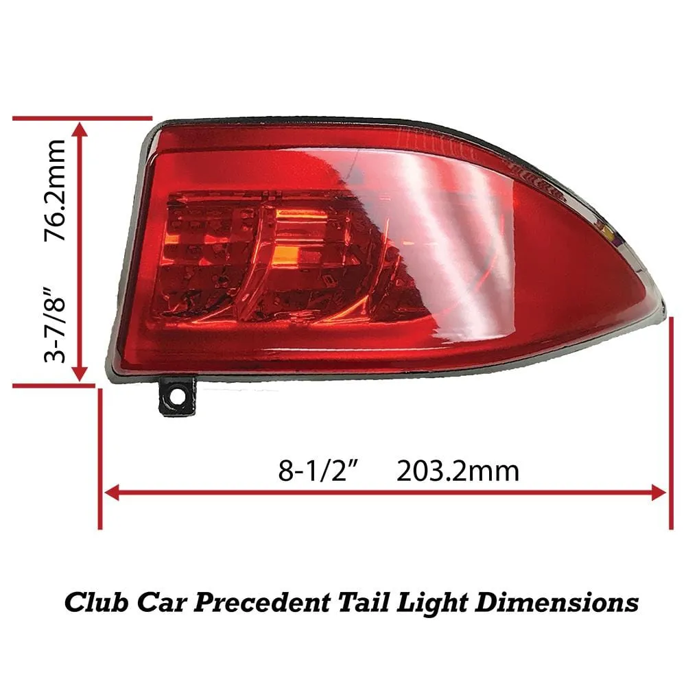 Club Car Precedent Tail Light Replacement Assemblies LED