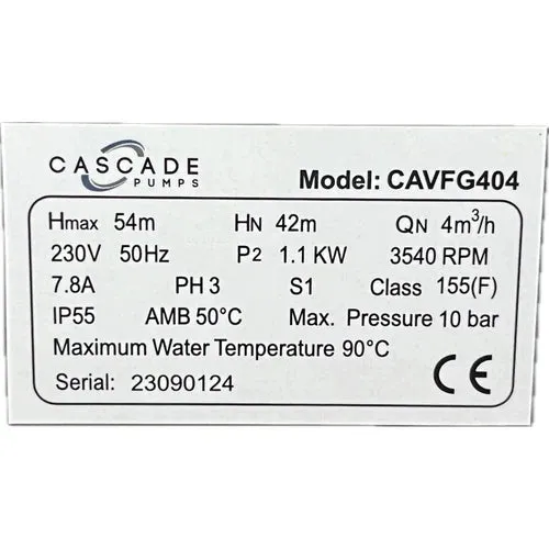 Constant Pressure VSD Pump Multistage Cascade/Pascali