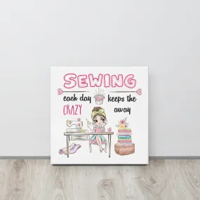 Crazy Away Canvas Print