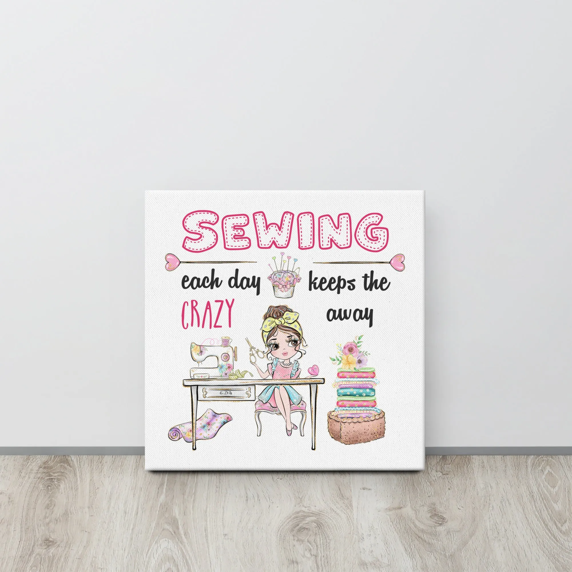 Crazy Away Canvas Print
