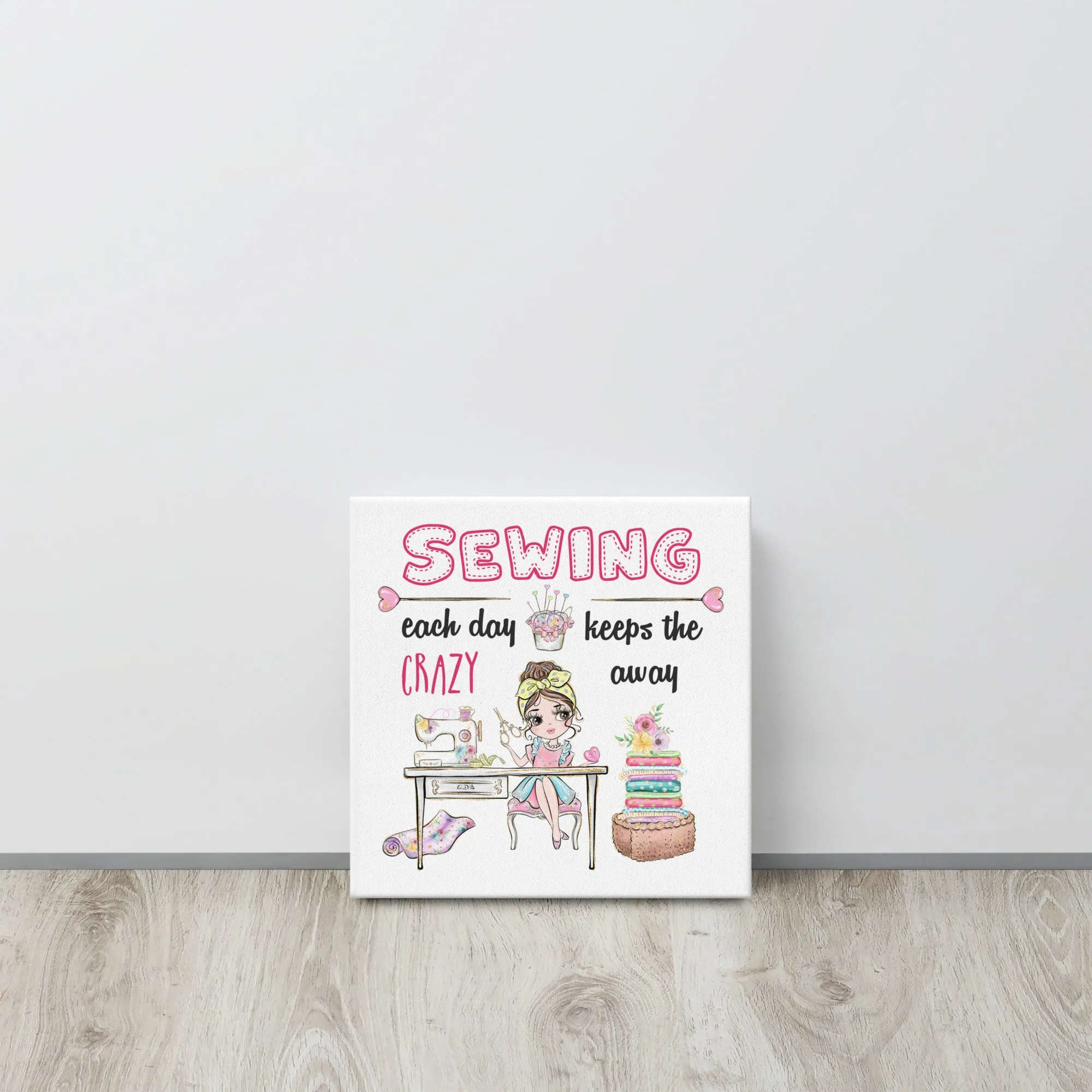 Crazy Away Canvas Print