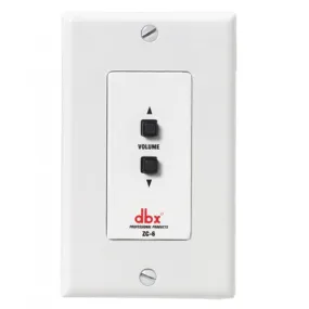 DBX ZC6 Wall-Mounted Zone Controller w/ Volume Up and Down