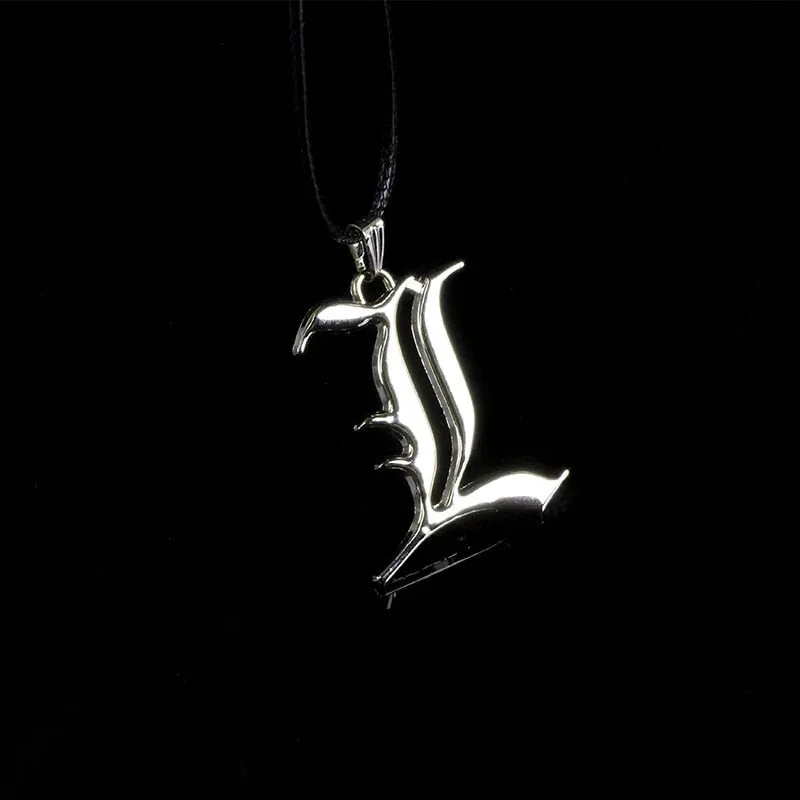 Death Note Necklaces Double Non-mainstream Necklace Smart Anime Fashion Jewelry Pendant Cosplay Unisex Accessories