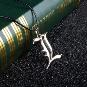 Death Note Necklaces Double Non-mainstream Necklace Smart Anime Fashion Jewelry Pendant Cosplay Unisex Accessories