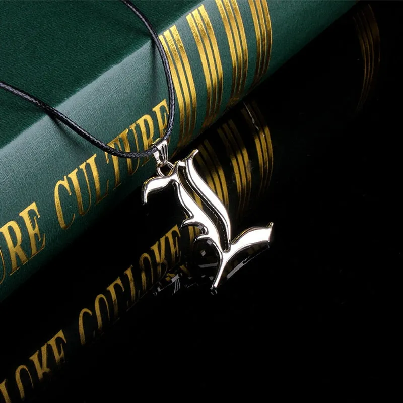 Death Note Necklaces Double Non-mainstream Necklace Smart Anime Fashion Jewelry Pendant Cosplay Unisex Accessories