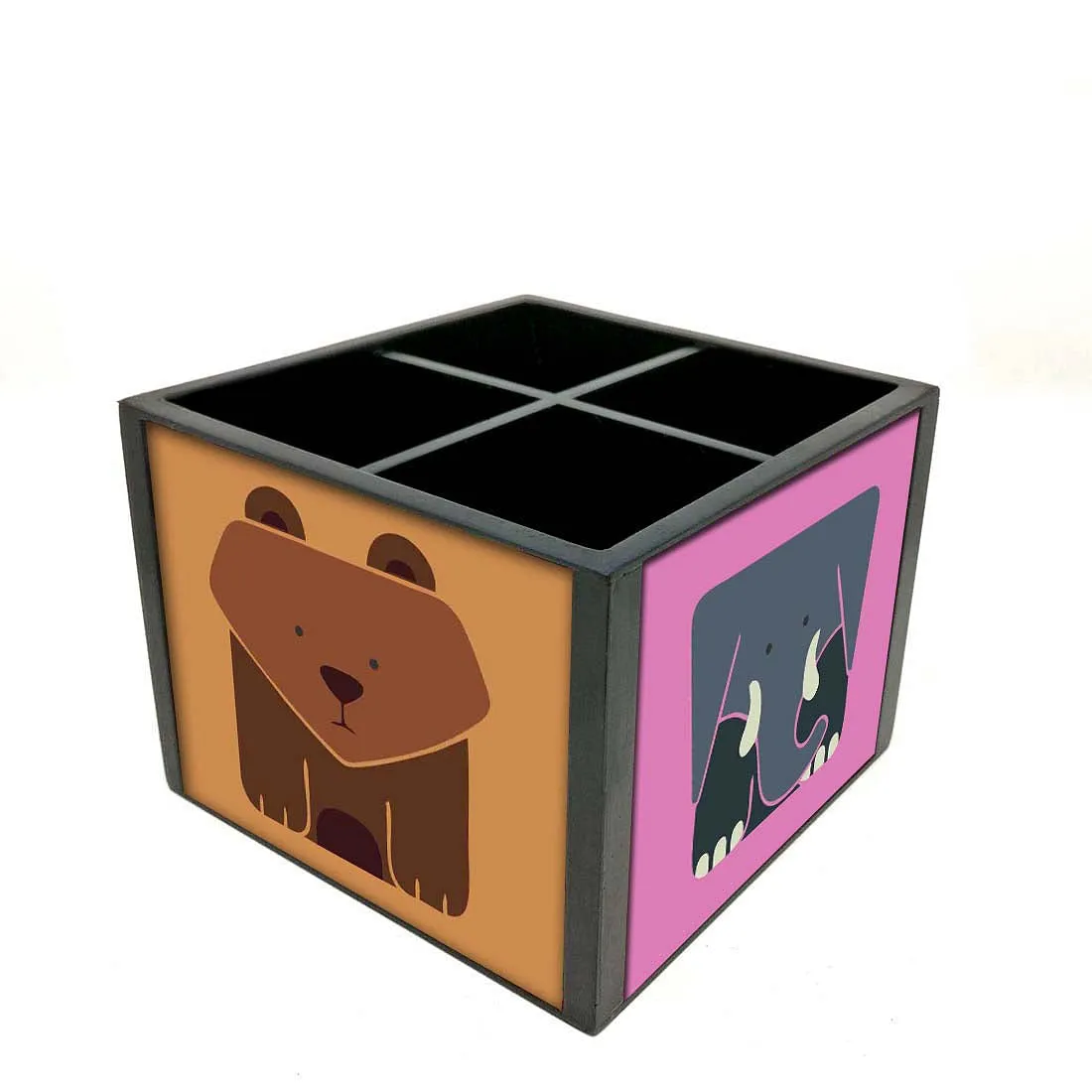 Desk Organizer For Stationery -  Baby  Elephants