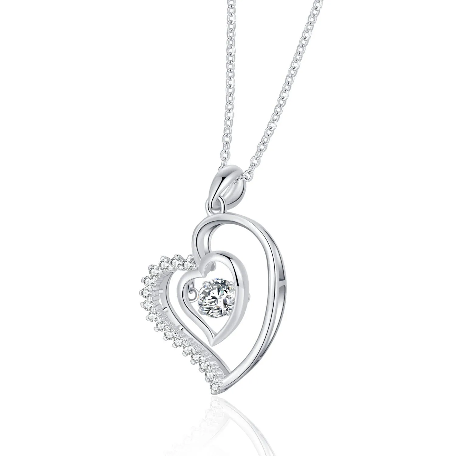 Diamante heart smart Necklace