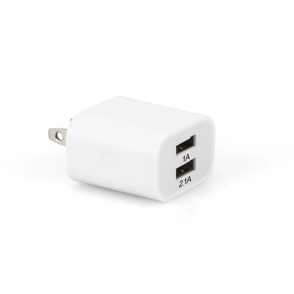 DUAL USB WALL CHARGER 2.1A
