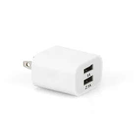 DUAL USB WALL CHARGER 2.1A