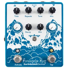 EarthQuaker Devices Avalanche Run V2 Stereo Delay Reverb Pedal